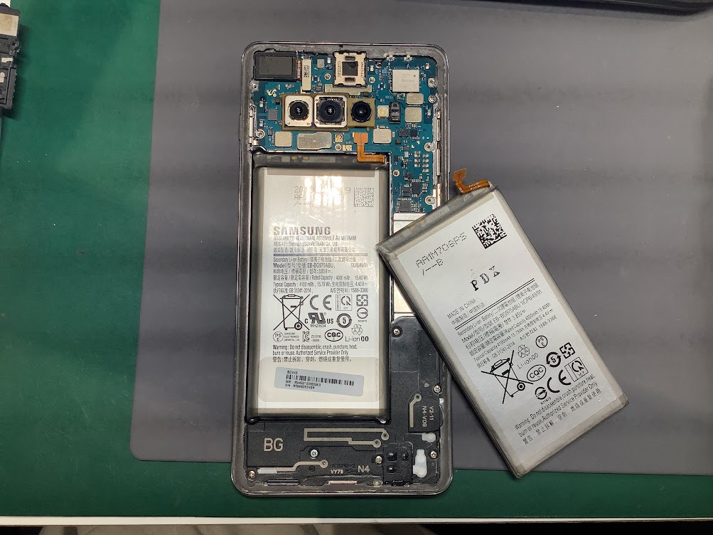 Galaxy Sのバッテリー交換ならデータをそのまま・最短即日修理のスマホ修理工房秋津店にご相談ください！